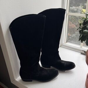 Avery Black Leather Boots size 8